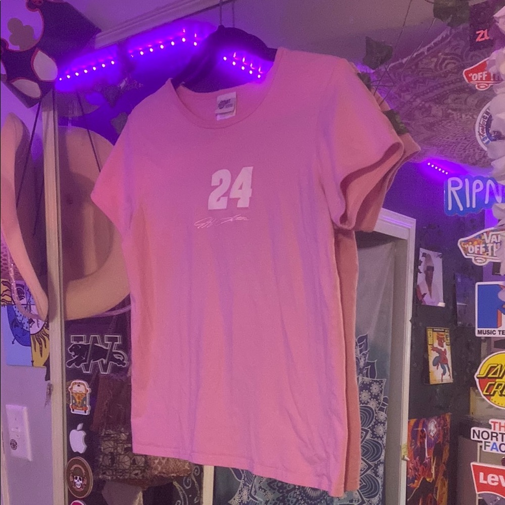 Pink NASCAR Graphic Tee